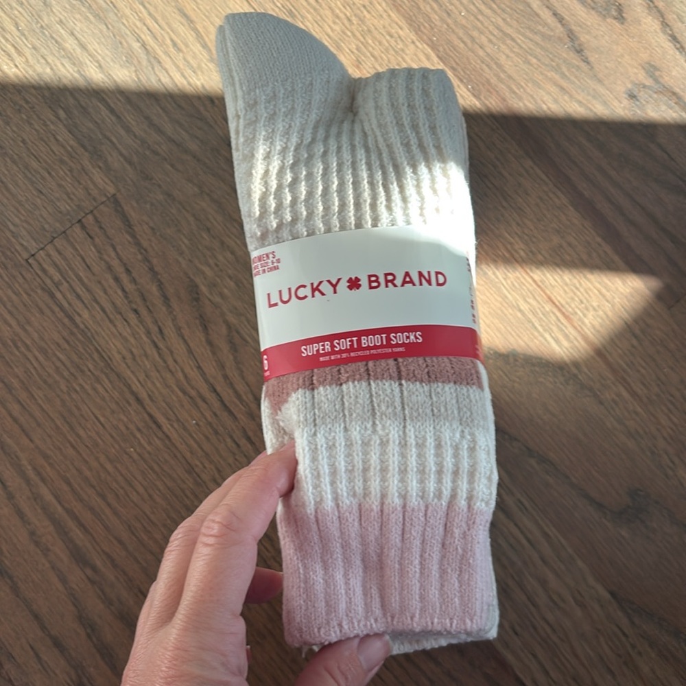 Lucky Brand Super Soft Boot Socks (Set of 6)